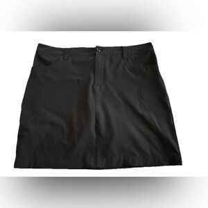 EDDIE BAUER Black Dry Fit Activewear Skort Skirt + Shorts Women’s Size 12